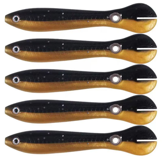 5Pcs Fishing Soft Lure Plastic Baits 2G/6G Bionic Fishing Bait Outdoor Fishing Supplies Soft Bait Fake Bait