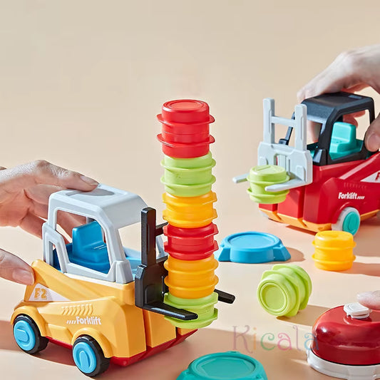 Crazy Forklift Training Ability to Respond to Kids Toys Interactive Board Games Early Educational Parent-Child Matching Toy